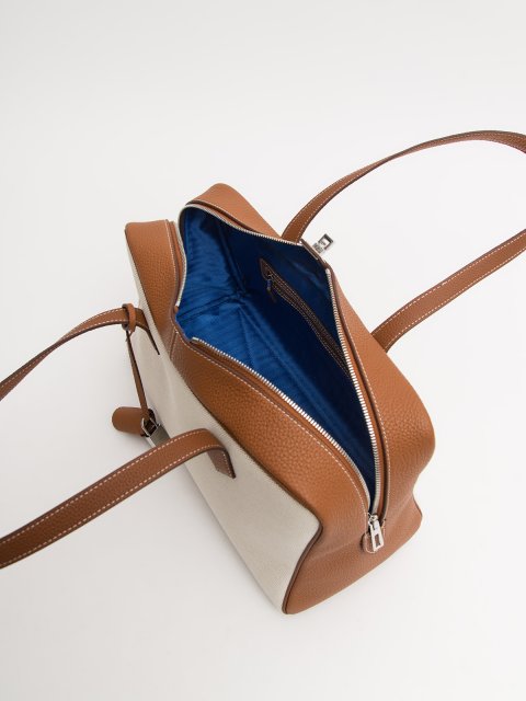 Молочный/рыжий саквояж AT YOU (AT YOU) - артикул: 0К-00076999 - ракурс 3