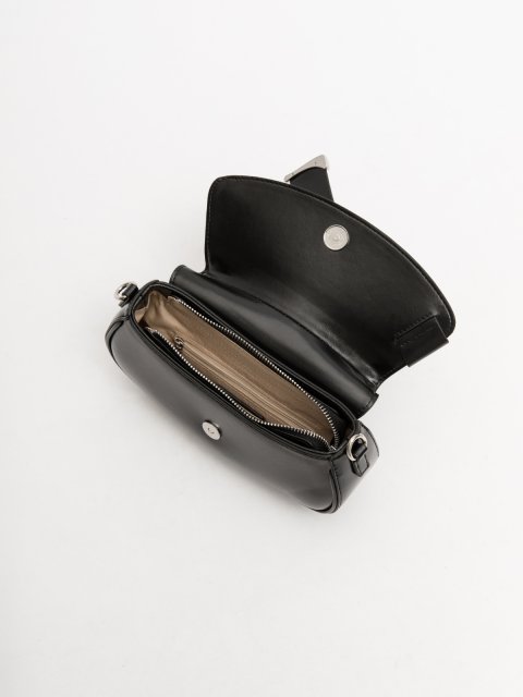 Чёрный кросс-боди Royal cuir (Royal cuir) - артикул: 0К-00077274 - ракурс 3