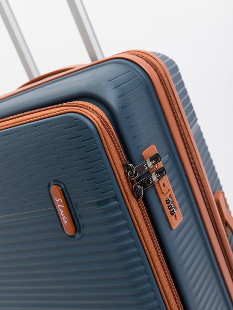Темно-синий чемодан S.Lavia (Славия) - артикул: 0К-00075363 - ракурс 5
