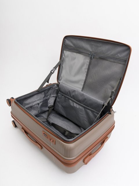 Темно-бежевый чемодан S.Lavia (Славия) - артикул: 0К-00075366 - ракурс 12