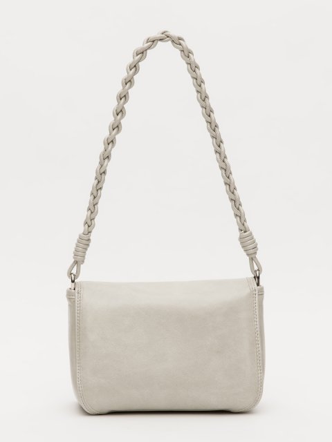 Светло-серый кросс-боди Royal cuir (Royal cuir) - артикул: 0К-00078005 - ракурс 2