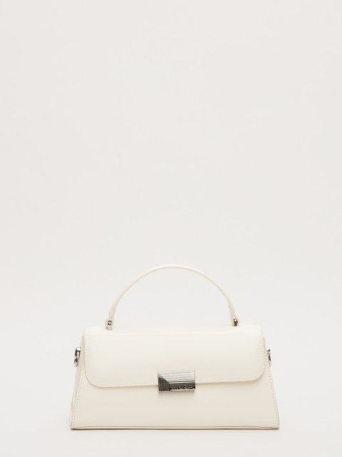 Белый сэтчел Royal cuir (Royal cuir) - артикул: 0К-00078063 - ракурс 1