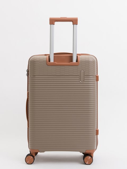 Темно-бежевый чемодан S.Lavia (Славия) - артикул: 0К-00075329 - ракурс 2