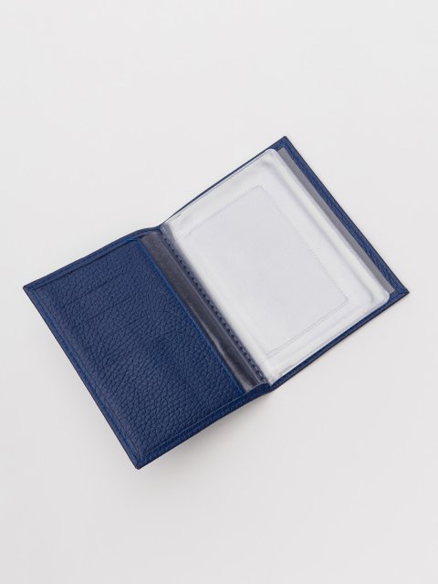 Синяя обложка для документов Angelo Bianco (Анджело Бьянко) - артикул: 0К-00066876 - ракурс 2