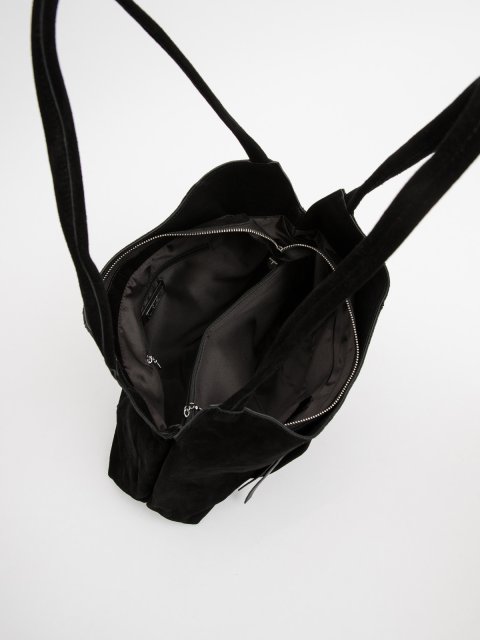 Чёрный шоппер Polina (Полина) - артикул: 0К-00073153 - ракурс 3