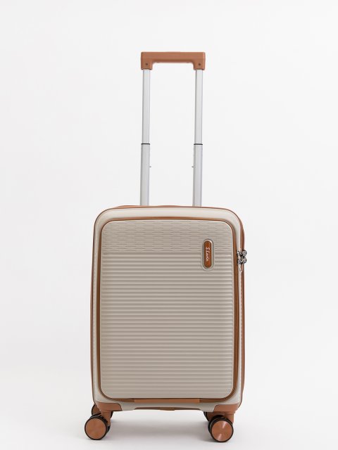 Бежевый чемодан S.Lavia (Славия) - артикул: 0К-00075368 - ракурс 3