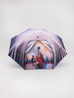 Красный зонт автомат мини DINIYA предпросмотр лицевая