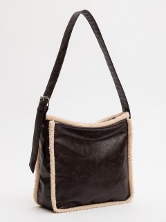 Темно-коричневый хобо NaVibe предпросмотр лицевая