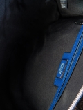 Синяя сумка классическая Cromia. Вид 5 миниатюра.