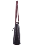 Фиолетовая сумка классическая Tosoco. Вид 3 миниатюра.