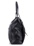Чёрная сумка мешок Polina. Вид 3 миниатюра.