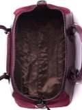 Бордовая сумка классическая Polina. Вид 5 миниатюра.