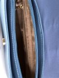 Голубая сумка планшет David Jones. Вид 5 миниатюра.