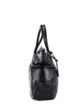 Чёрная сумка классическая Cromia. Вид 3 миниатюра.