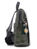 Зелёный рюкзак Angelo Bianco. Вид 3 миниатюра.