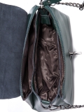 Зелёная сумка планшет Angelo Bianco. Вид 5 миниатюра.