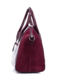 Бордовая сумка классическая Polina. Вид 3 миниатюра.