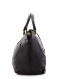 Чёрная сумка классическая Polina. Вид 3 миниатюра.