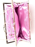 Розовая сумка планшет Angelo Bianco. Вид 5 миниатюра.