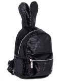 Чёрный рюкзак Valensiy. Вид 2 миниатюра.