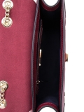 Бордовая сумка планшет Cromia. Вид 5 миниатюра.