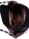 Фиолетовая сумка мешок Polina. Вид 5 миниатюра.