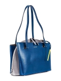 Синяя сумка классическая Cromia. Вид 4 миниатюра.