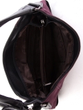 Фиолетовая сумка мешок Polina. Вид 5 миниатюра.