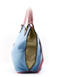 Голубая сумка мешок Fabbiano. Вид 3 миниатюра.