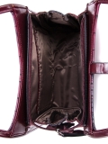 Бордовая сумка классическая Tosoco. Вид 6 миниатюра.