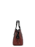 Бордовая сумка классическая Fabbiano. Вид 3 миниатюра.