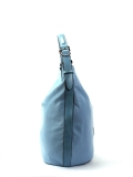 Голубая сумка мешок Fabbiano. Вид 3 миниатюра.
