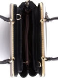 Чёрная сумка классическая Polina. Вид 5 миниатюра.