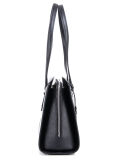 Чёрная сумка классическая Cromia. Вид 3 миниатюра.