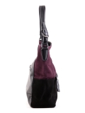 Фиолетовая сумка мешок Polina. Вид 3 миниатюра.