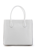 Белая сумка классическая Polina. Вид 1 миниатюра.