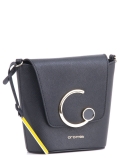 Чёрная сумка планшет Cromia. Вид 2 миниатюра.