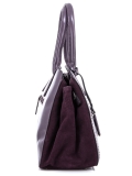 Фиолетовая сумка классическая Polina. Вид 3 миниатюра.