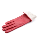 Красные перчатки Pittards. Вид 3 миниатюра.