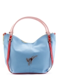 Голубая сумка мешок Fabbiano. Вид 1 миниатюра.