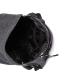 Чёрный рюкзак Lbags. Вид 5 миниатюра.