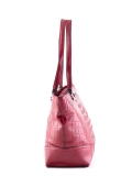 Бордовая сумка классическая Polina. Вид 3 миниатюра.