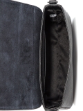 Чёрная сумка планшет Gianni Chiarini. Вид 5 миниатюра.