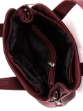 Бордовая сумка классическая S.Lavia. Вид 6 миниатюра.