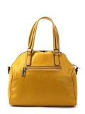 Жёлтая сумка классическая Fabbiano. Вид 3 миниатюра.