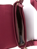 Бордовая сумка планшет David Jones. Вид 5 миниатюра.