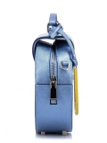 Голубая сумка планшет Cromia. Вид 3 миниатюра.