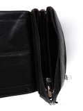 Чёрная сумка планшет Karya. Вид 5 миниатюра.