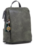 Зелёный рюкзак Angelo Bianco. Вид 2 миниатюра.