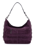 Фиолетовая сумка мешок Polina. Вид 4 миниатюра.